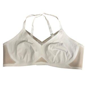 Honeylove Crossover Wireless Bra Tan Nude Sz XL LWBR0301 Neutral Comfort